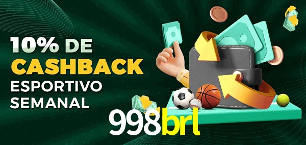 10% de bônus de cashback na 998brl