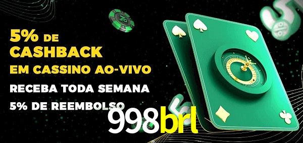 Promoções do cassino ao Vivo 998brl